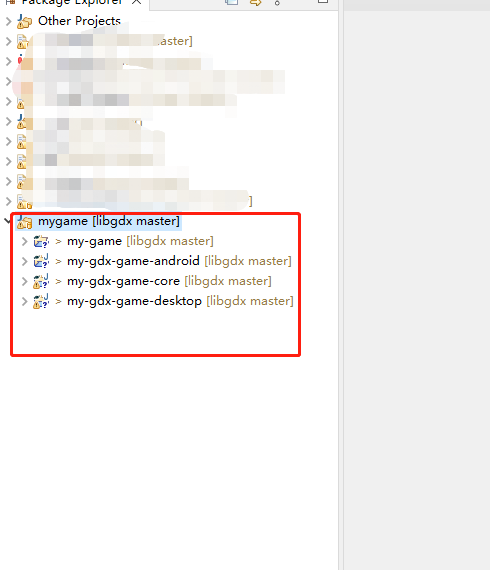 libgdx导入到Eclipse步骤7